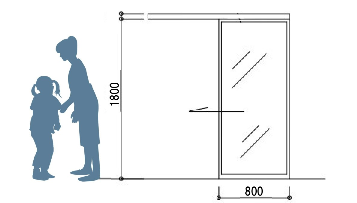 住宅リフォーム／図面には人の大きさを描き入れてもらうと分かりやすい